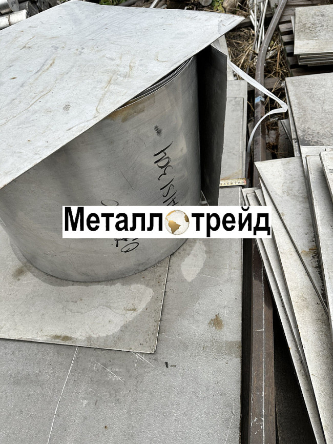Лист нержавеющий AISI 321 (12Х18Н10Т) 0,5х1250х2500 мм